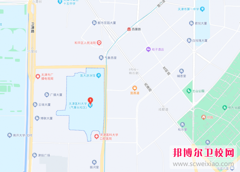 天津醫(yī)科大學(xué)地址在哪里，哪個(gè)地區(qū)，哪個(gè)城市?